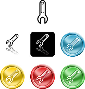 Spanner icon symbol