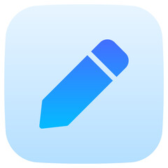 pencil flat gradient icon