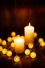 キャンドルの明かり