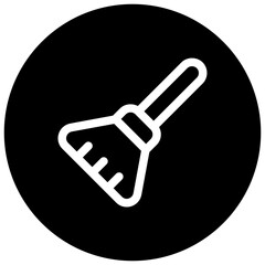 broom glyph icon