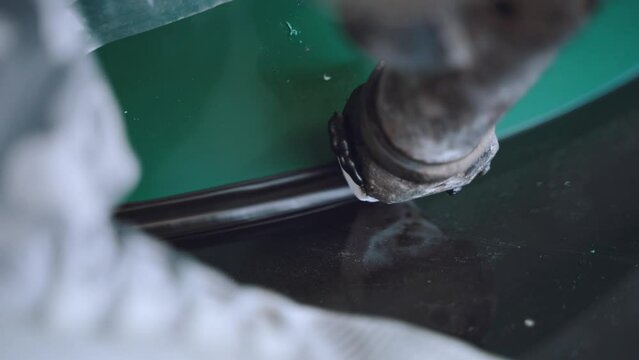 The process of welding plastic products at the enterprise