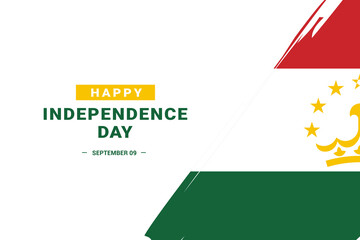 Tajikistan Independence Day. Vector Illustration. The illustration is suitable for banners, flyers, stickers, cards, etc.