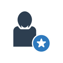 Favorite Profile Icon - Woman Icon