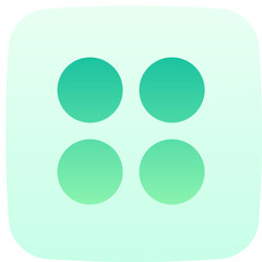 apps flat gradient icon