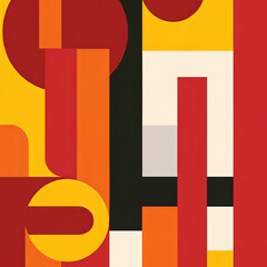 bauhaus style background
