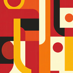 bauhaus style background