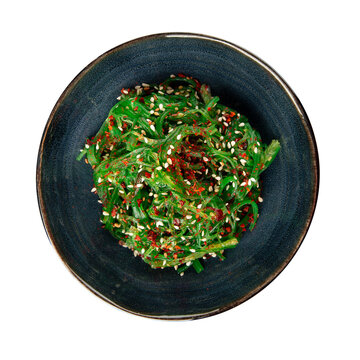 png Isolated japanese seaweed chuka wakame salad