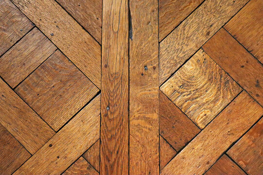 Antique 19th century parquet in a Parisian mansion