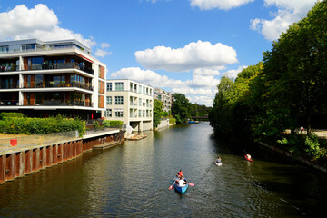 Wassersport am Osterbekkanal