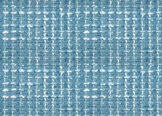 blue tweed real fabric texture seamless pattern       - obrazy, fototapety, plakaty