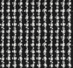 black tweed real fabric texture seamless pattern      
