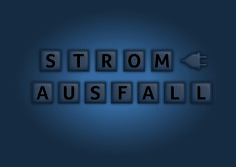 Stromausfall Blau