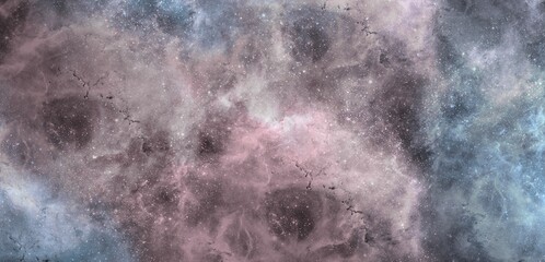 Sweet shades of pastel colors galaxy nebula art background