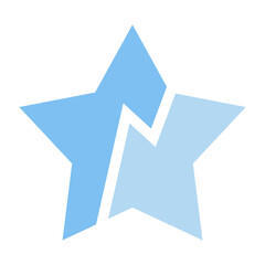 colorful pattern star element
