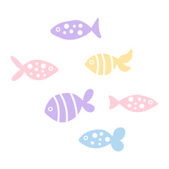colorful fish pattern
