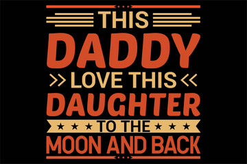 Typography Father's T Shirt Design