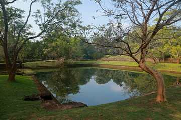 Water gardens in Sigiriya, Sri Lanka