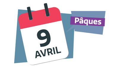 april 9 2023 easter calendar