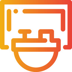 washbasin gradient icon
