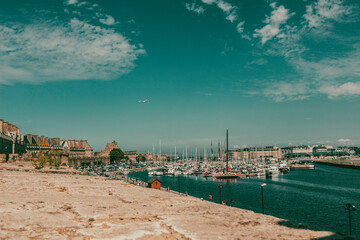 Saint Malo fin Aout entre soleil et pluie 
