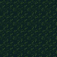 flowers pattern greens illustration vector background