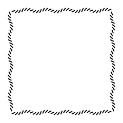 slant line square frame
