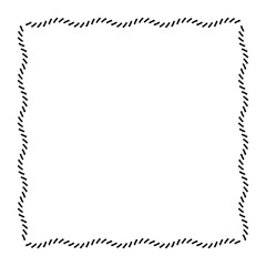 slant line square frame
