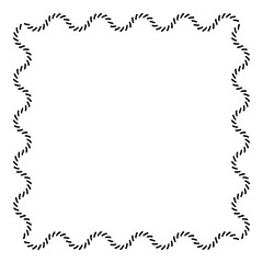 slant line square frame
