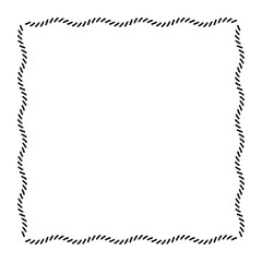 slant line square frame
