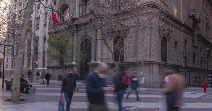 Timelapse Santiago Centro, chile, 