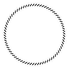 slant line border frame
