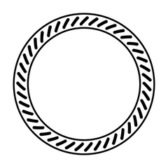 slant line border frame
