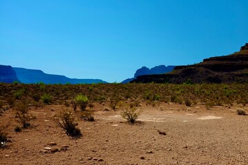 Fototapeta na wymiar Wunderschöne Aufnahme der Landschaft in Arizona Grand Canyon USA