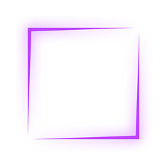 neon square frame
