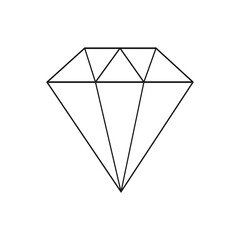 Diamond Icon Vector Illustration