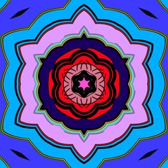 Mandala retro background