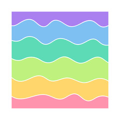 colorful square element
