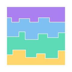 Fototapeta premium colorful square element 