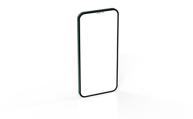 realistic smartphone template mockup for user experience presentation