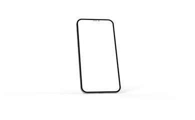 realistic smartphone template mockup for user experience presentation