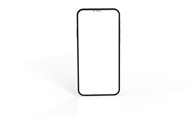 realistic smartphone template mockup for user experience presentation