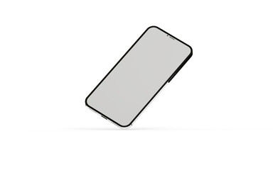 Smartphone. Mobile phone Template. Telephone 3d