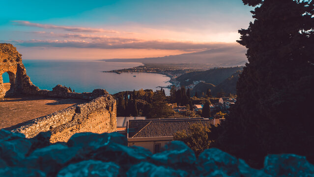 Th&eacute;&acirc;tre coucher de soleil