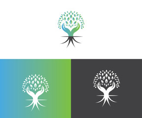 treen logo and green logo design