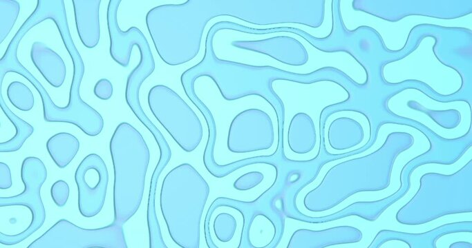 abstract pool water motion animation 3d 4k blue bubble glow liquid render element graphic background cool under water sea aqua pool  loopable template 