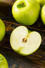 Raw Organic Green Granny Smith Apples