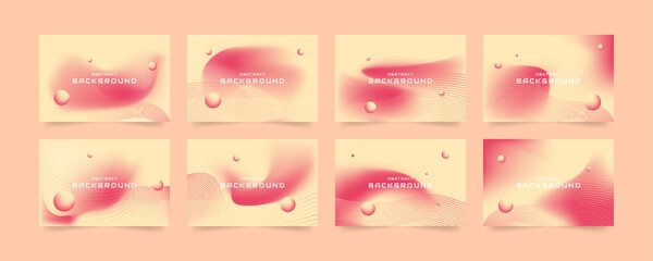 abstract red and yellow gradient color background