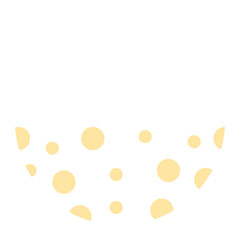 pastel memphis round element
