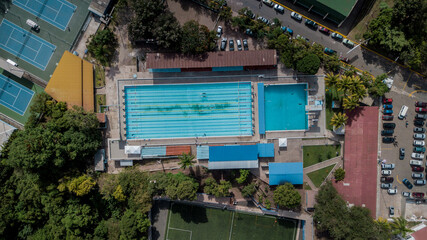 drone shot from tegucigalpa Honduras