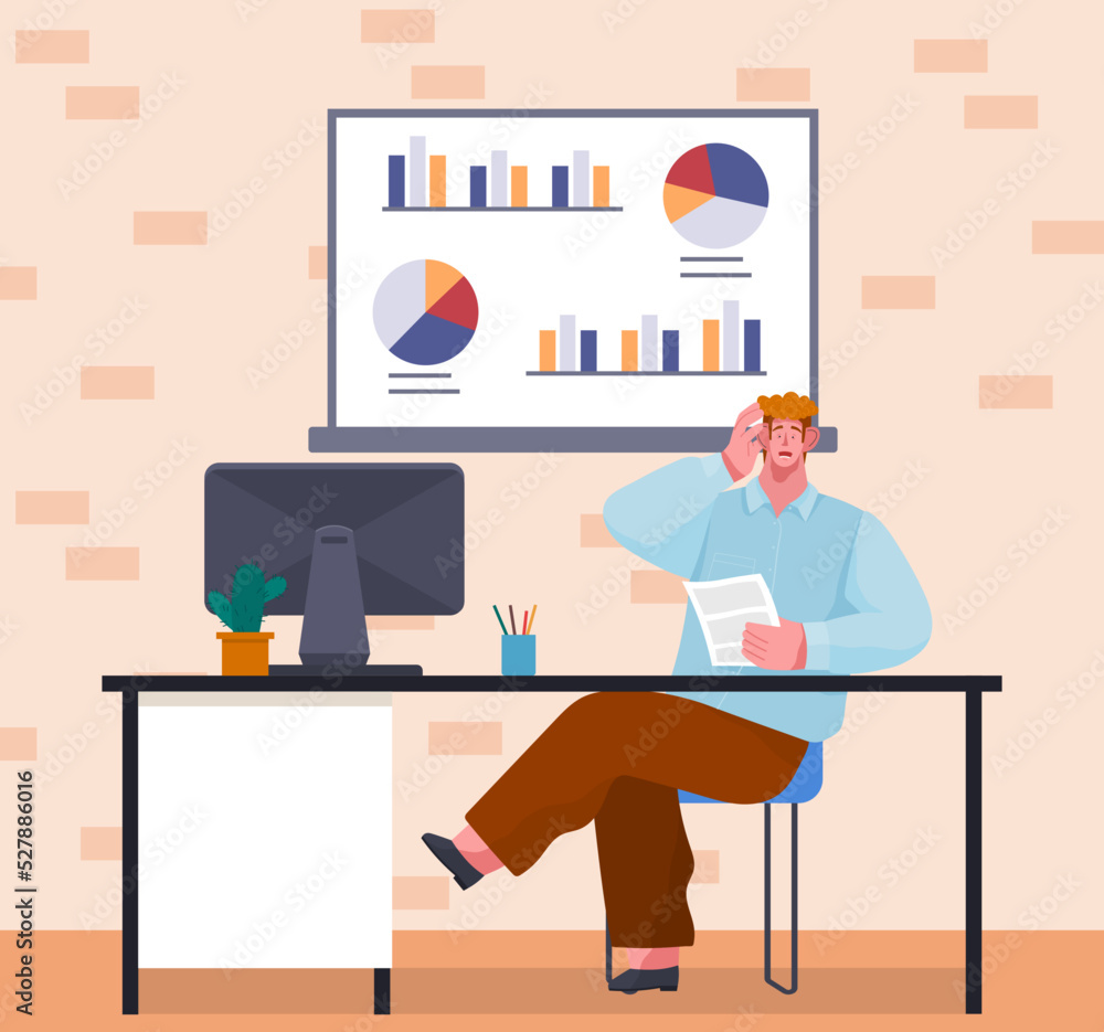 Poster analytics information and development statistics. web analysis measure, product testing technology. 